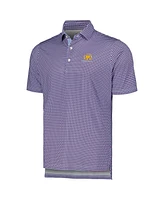 Fairway & Greene Men's Light Blue Presidents Cup Starburst Print Polo