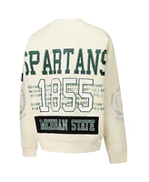 Gameday Couture Women's Cream Michigan State Spartans Slay Pullover Sweatshirt