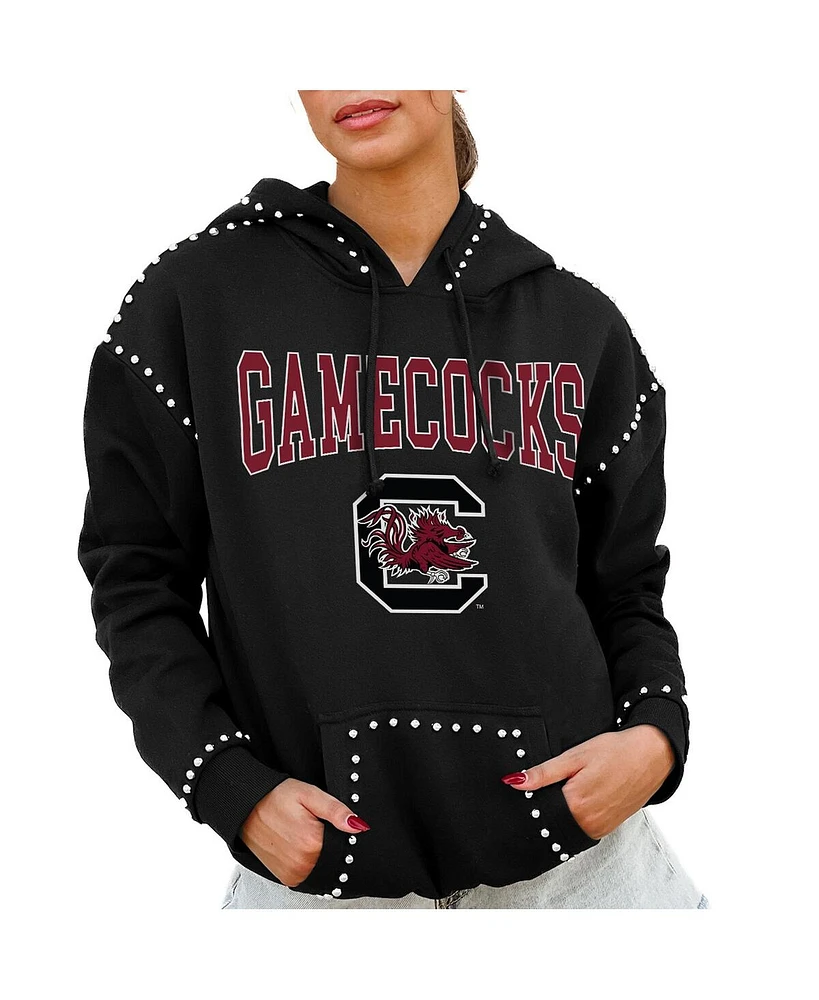 Gameday Couture Women's Black South Carolina Gamecocks Studded Pullover Hoodie