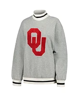 Gameday Couture Women's Gray Oklahoma Sooners It To Win Sporty Mock Neck Pullover Sweatshirt