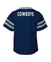 Outerstuff Toddler Navy/Heather Gray Dallas Cowboys Red Zone Jersey Pants Set