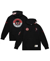 Mitchell & Ness Men's Black Portland Trail Blazers Hardwood Classics City Collection Fleece Pullover Hoodie