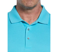 Pga Tour Men's Airflux Solid-Color Mesh Polo Golf Shirt