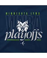 Stadium Essentials Men's and Women's Navy Minnesota Lynx 2024 Wnba Playoffs Roar T-Shirt