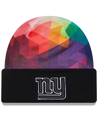 New Era Big Boys and Girls Black New York Giants 2023 Nfl Crucial Catch Cuffed Knit Hat