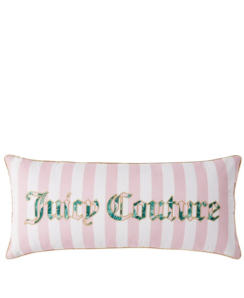 Juicy Couture Tropical Palm Decorative Pillow, 16" x 36"