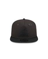 New Era Men's Brown Cleveland Browns 2024 Inspire Change A-Frame 9FIFTY Snapback Hat