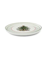 Spode Christmas Tree Polka Dot Lazy Susan Plate