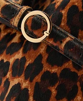 Mango Women's Leopard-Print Shopper Bag