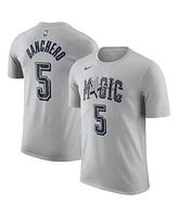 Nike Men's Silver Paolo Banchero Orlando Magic 2024/25 City Edition Name Number T-Shirt