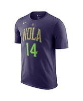 Nike Men's Purple Brandon Ingram New Orleans Pelicans 2024/25 City Edition Name Number T-Shirt