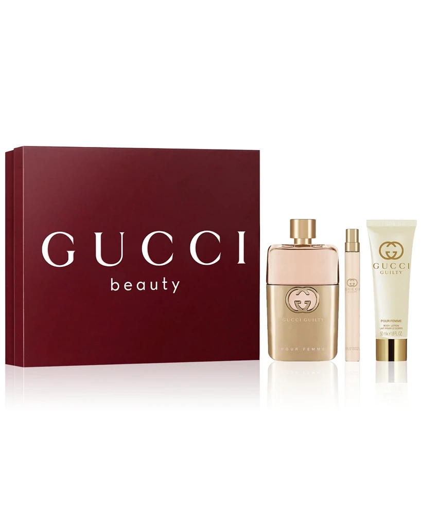 Gucci 3-Pc. Guilty Pour Femme Eau de Toilette Gift Set