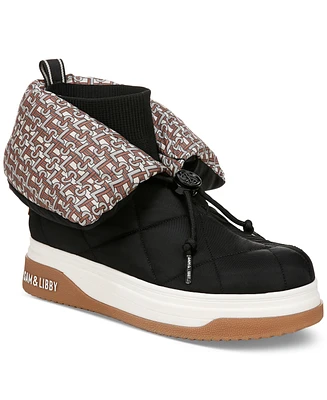 Sam and Libby Women's Cruz Fold Over Puffer Cold Weather Booties