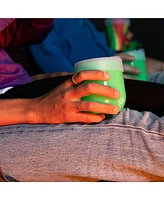 Stemless Wine Glasses 12oz: 2 pk - Glow Green