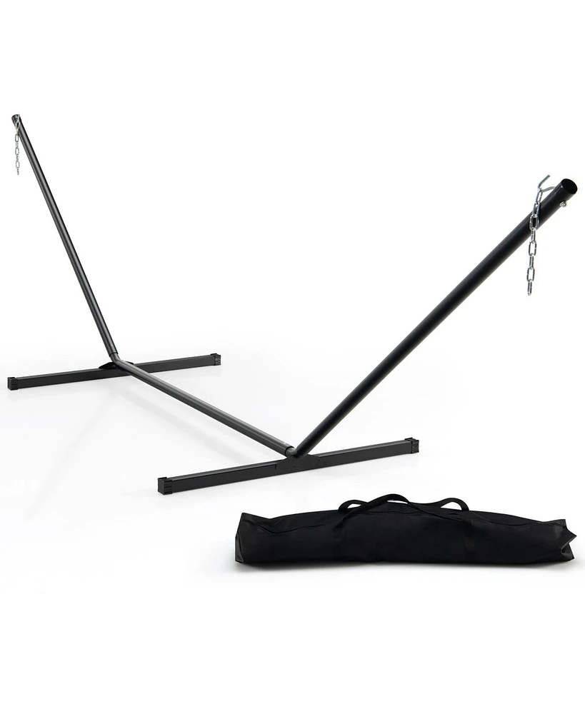Gouun 2-Person Heavy-Duty Hammock Stand with Storage Bag