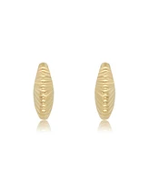 The Lovery Seashell C-Hoop Earrings 14K Gold