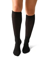 Belle & Bloom Women's End Game Tall Solid Tube Socks