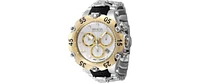 Invicta Men's 47218 Reserve Quartz Chronograph Gold, White Dial Watch