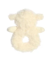 ebba Small Rattle Cherub Lamb Playful Baby Plush Toy White 6