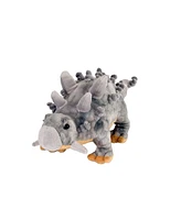 Wild Republic Dinosauria Mini Ankylosaurus Stuffed Animal, 10 Inches