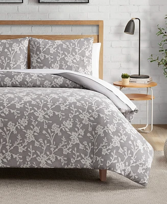 Lucky Brand Fiora Floral 3-Pc. Duvet Cover Set