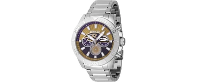 Invicta Men's 47940 Nfl Baltimore Ravens Quartz Multifunction Dark Yellow, Blue Dial Watch