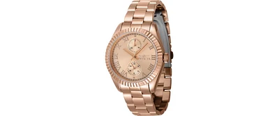 Invicta Women's 47447 Specialty Quartz Multifunction Rose Gold Dial Watch