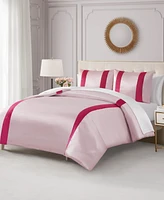 Juicy Couture Velvet Stripe on Satin 3-Pc. Comforter Set, Full/Queen