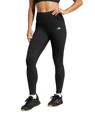 Adidas Women's Optime Rib 7/8 Length Training Leggings