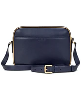 Lauren Ralph Lauren Two-Tone Leather Small Marcy Camera Bag