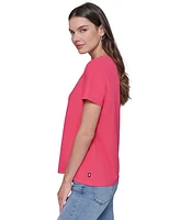Karl Lagerfeld Paris Women's C'est La Vie Rhinestone Tee