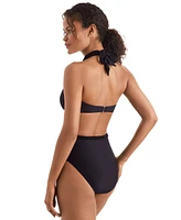 Mimi Flamingo Women's Ruffled Cutout One-Piece Swimsuit