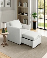 Serta 35" Polyester Billings Convertible Chair