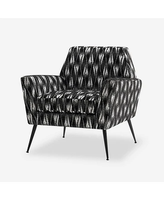 Hulala Home Lorenz Modern Armchair with Metal Legs