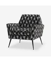 Hulala Home Lorenz Modern Armchair with Metal Legs