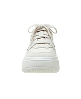 Linea Paolo Gains Lace-Up Leather Platform Sneakers