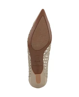 Franco Sarto Women's Darcy Pointed Toe Kitten Heel Pumps