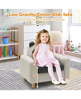 Gouun Kids Sofa with Armrest and Thick Cushion