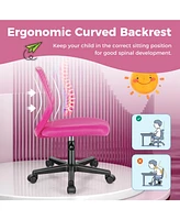 Gouun Height-adjustable Ergonomic Kids Desk Chair with Universal Casters