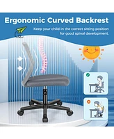 Gouun Height-adjustable Ergonomic Kids Desk Chair with Universal Casters