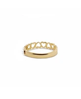 The Lovery Gold Open Heart Band 14K Gold