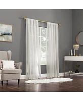 No. 918 Mallory Sheer Voile Rod Pocket Curtain Panel