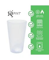 Silipint Pint Glasses: 6 pk - (2) Mountain Marble, (2) Smoke, (2) Icicle