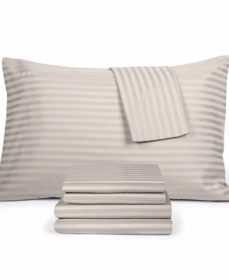 Fairfield Square Collection Brookline 1400 Thread Count 6 Pc. Sheet Set, Queen, Exclusively at Macy's