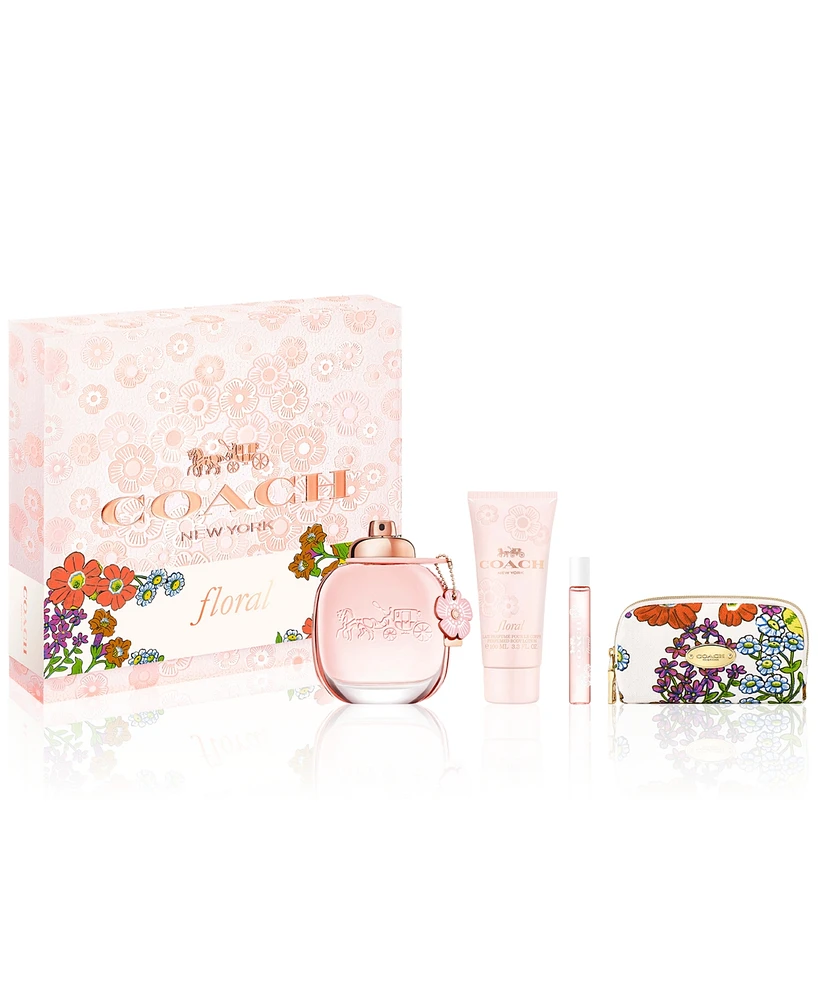 Coach 4-Pc. Coach Floral Eau de Parfum Gift Set