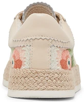 Dolce Vita Women's Azalia Floral Crochet Espadrille Lace-Up Sneakers