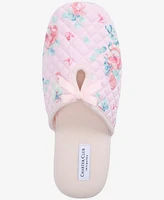 Charter Club Women's Dreamy Bouquet Quilted Slippers, Exclusively at Macy's