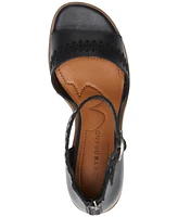 Lucky Brand Women's Shivona Whipstitch Block-Heel Dress Sandals