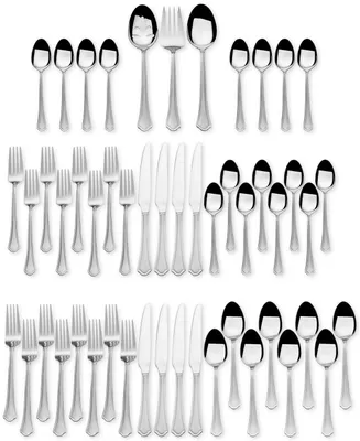 International Silver, Stainless Steel 51-Pc. Capri Frost Finish, Created for Macy's