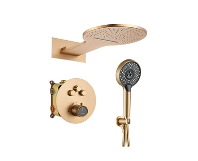 Casainc Thermostatic Rainfall Shower System with Rough in-Valve